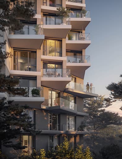 Modern Crestyl residential architecture with elegant facade