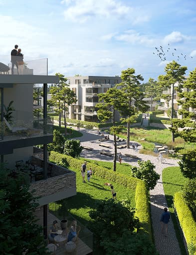 Contemporary office building designed by Crestyl