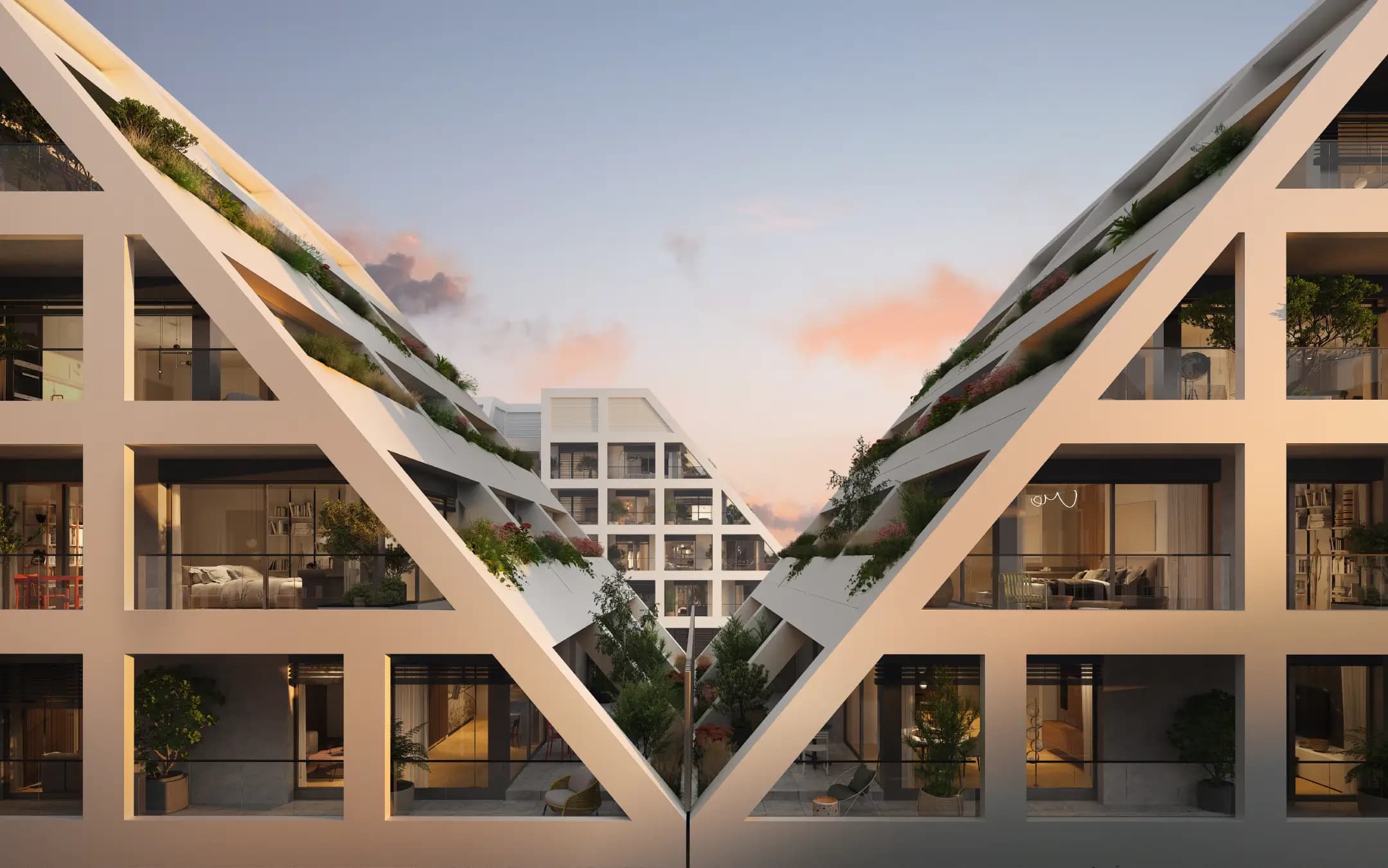 Crestyl mixed-use development showcasing timeless architectural design